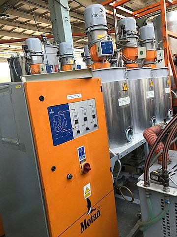 Suszarnia tworzywa - Motan MDE 120 / Bardzo dobry stan techniczny