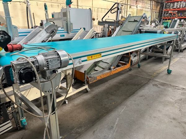 Taśmociąg prosty na profilu aluminiowym - M.B. Conveyors PA ALL