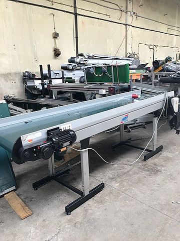 Taśmociąg prosty na podstawie, na profilu aluminiowym - MTF Technik