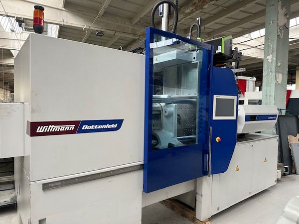 Wittmann Battenfeld EcoPower 110/350 / Maszyna elektryczna / Linia produkcyjna z robotem Wittmann W818
